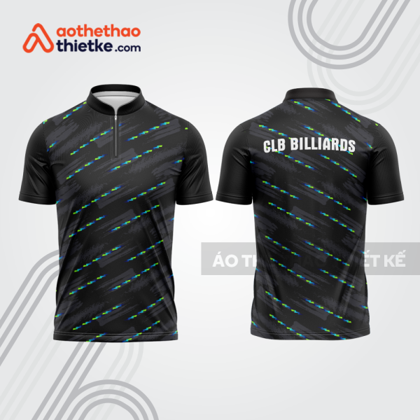 Mẫu thiết kế áo đồng phục thi đấu billiards bab685