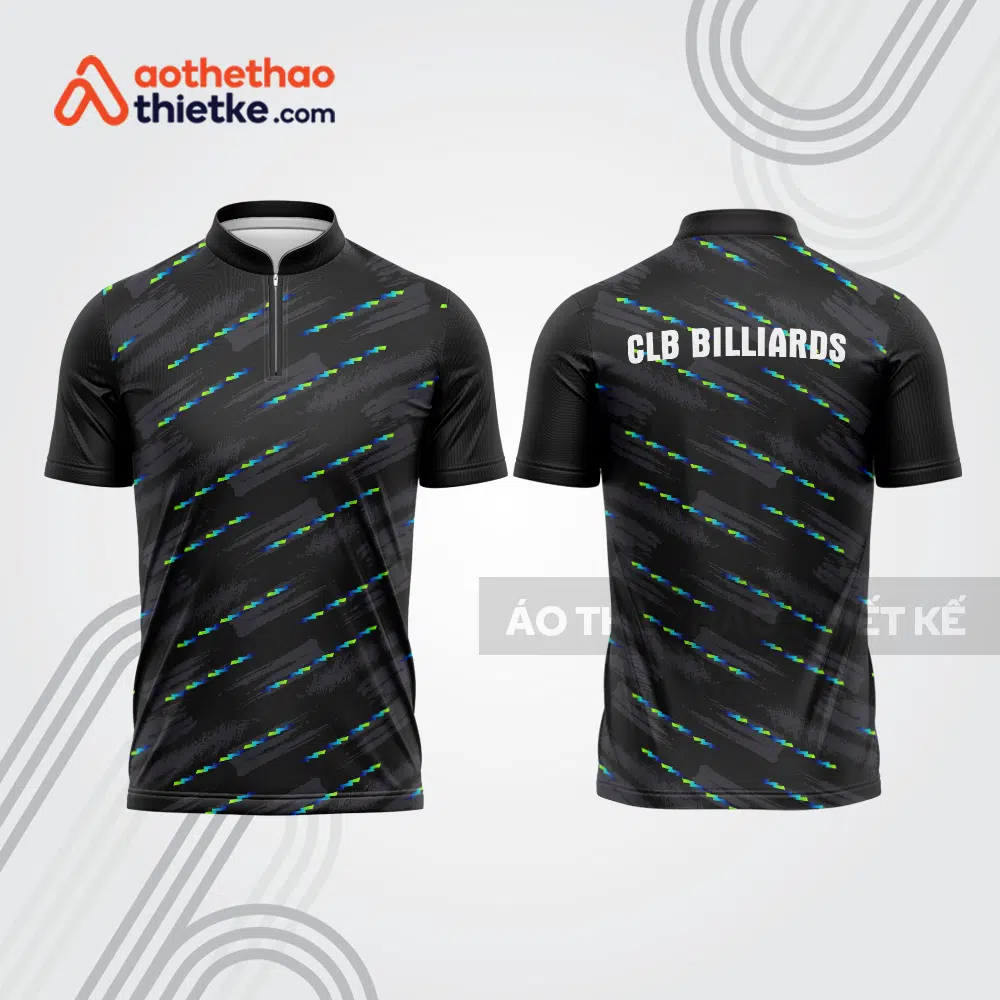 Mẫu thiết kế áo đồng phục thi đấu billiards bab685