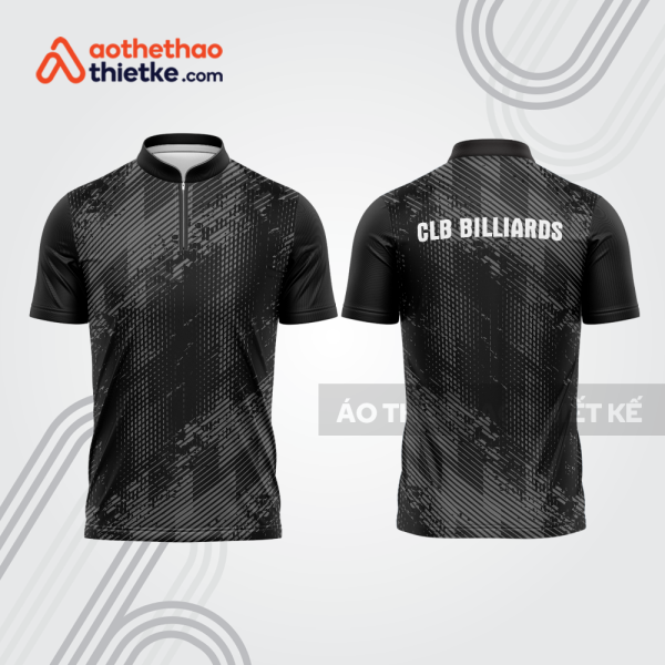 Mẫu thiết kế áo đồng phục thi đấu billiards bab687