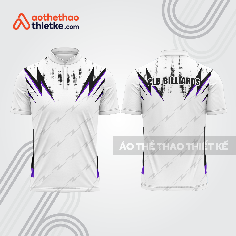 Mẫu thiết kế áo đồng phục thi đấu billiards bab689
