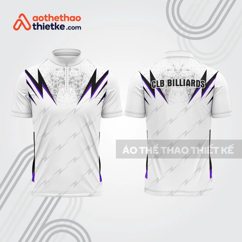 Mẫu thiết kế áo đồng phục thi đấu billiards bab689