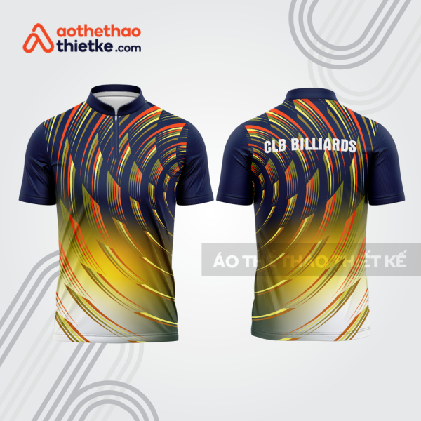 Mẫu thiết kế áo đồng phục thi đấu billiards bab691