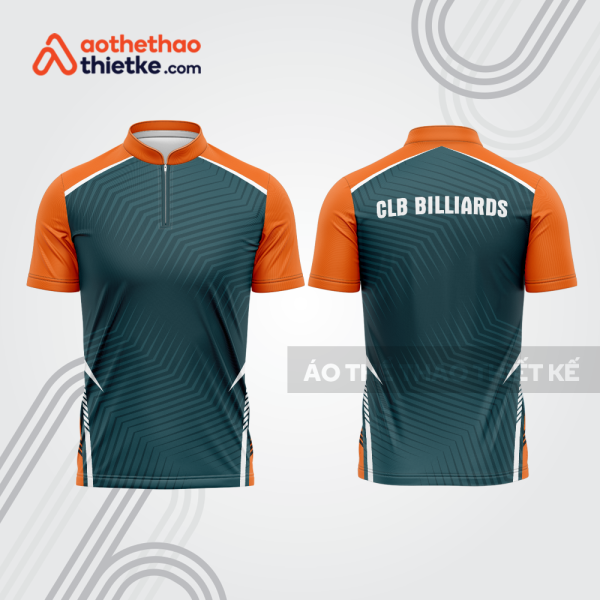Mẫu thiết kế áo đồng phục thi đấu billiards bab692