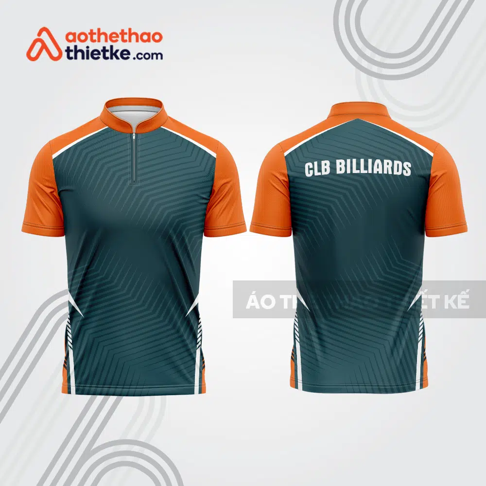 Mẫu thiết kế áo đồng phục thi đấu billiards bab692