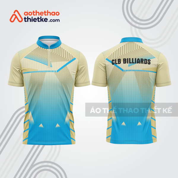 Mẫu thiết kế áo đồng phục thi đấu billiards bab693