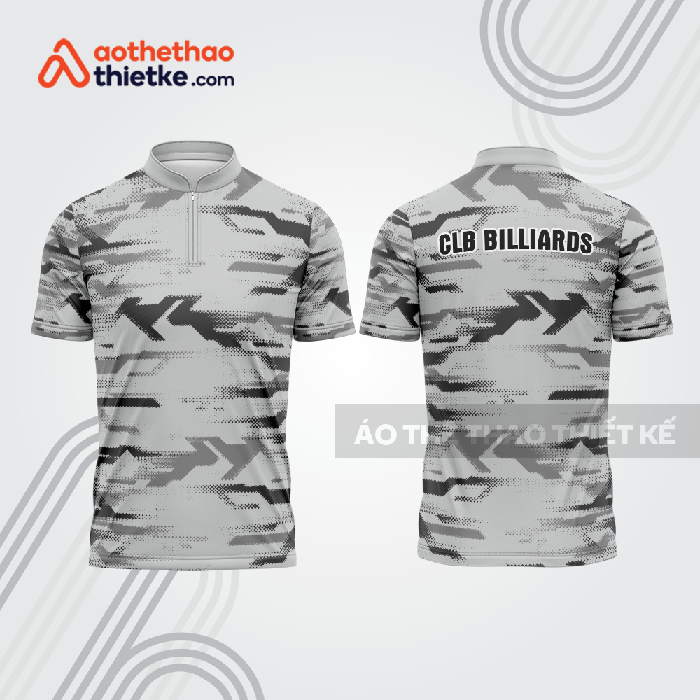 Mẫu thiết kế áo đồng phục thi đấu billiards bab696