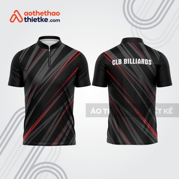 Mẫu thiết kế áo đồng phục thi đấu billiards bab697