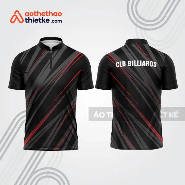 Mẫu thiết kế áo đồng phục thi đấu billiards bab697