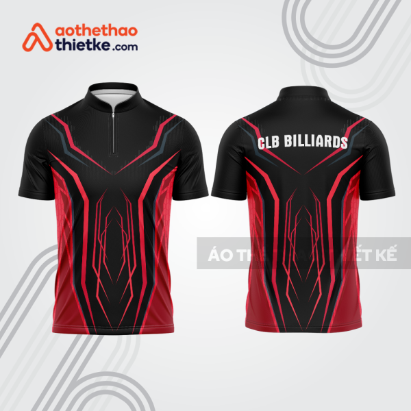 Mẫu thiết kế áo đồng phục thi đấu billiards bab699