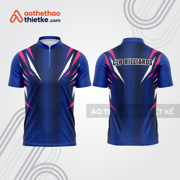 Mẫu thiết kế áo đồng phục thi đấu billiards bab701