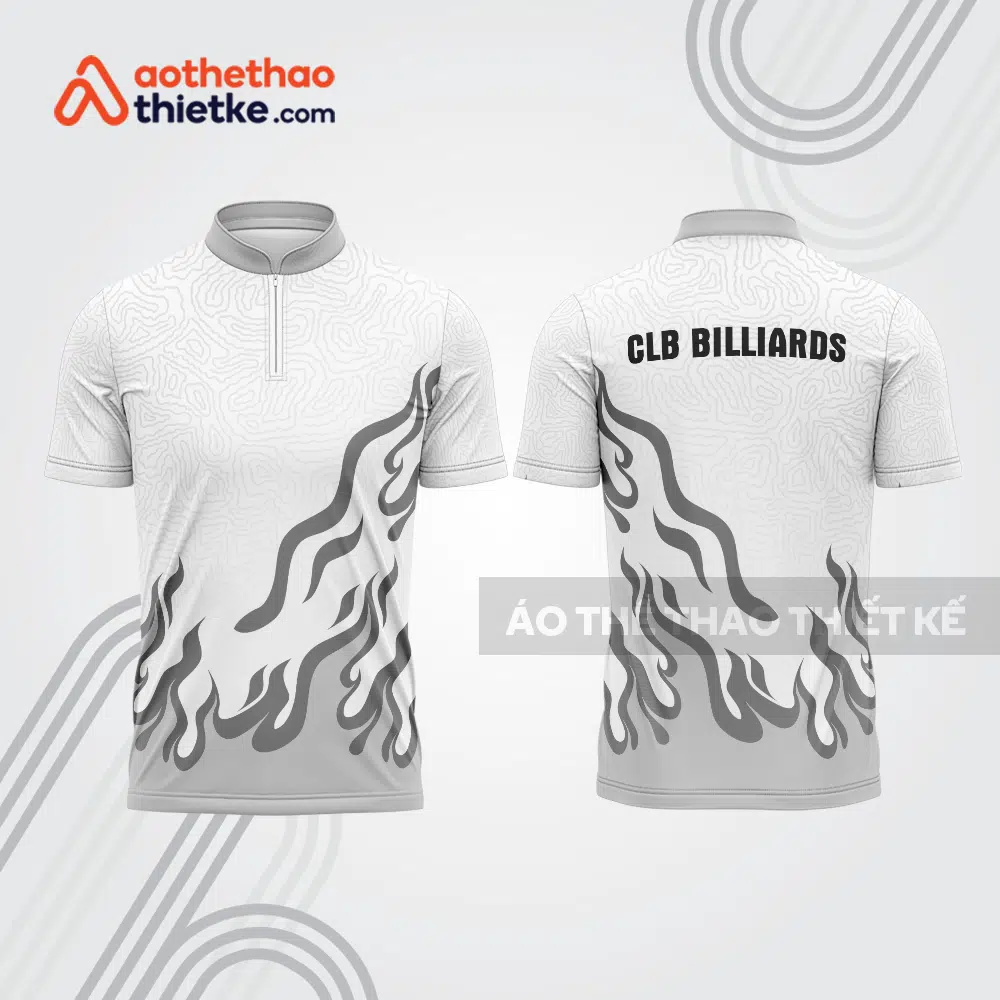 Mẫu thiết kế áo đồng phục thi đấu billiards bab706