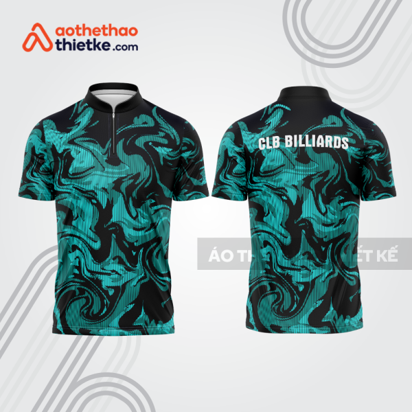 Mẫu thiết kế áo đồng phục thi đấu billiards bab709