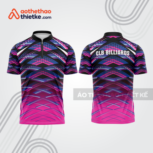 Mẫu thiết kế áo đồng phục thi đấu billiards bab711