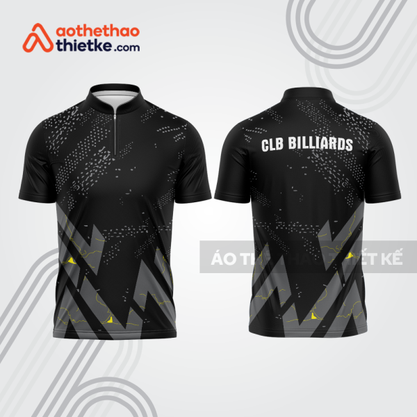 Mẫu thiết kế áo đồng phục thi đấu billiards bab712