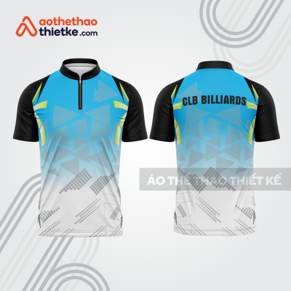 Mẫu thiết kế áo đồng phục thi đấu billiards bab715