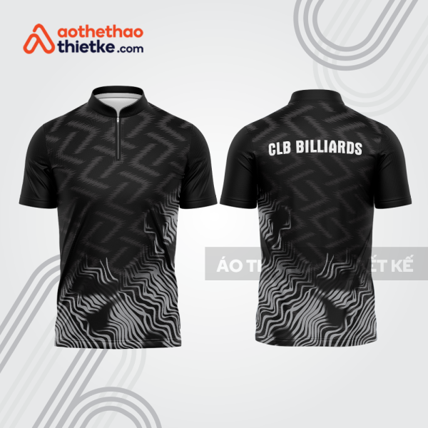 Mẫu thiết kế áo đồng phục thi đấu billiards bab717
