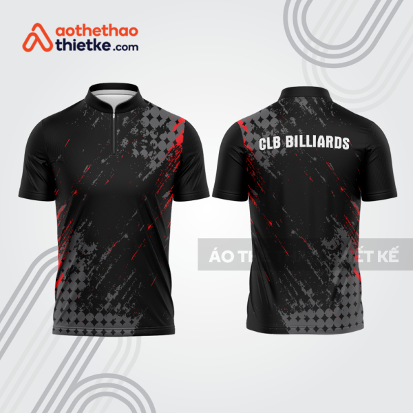 Mẫu thiết kế áo đồng phục thi đấu billiards bab721
