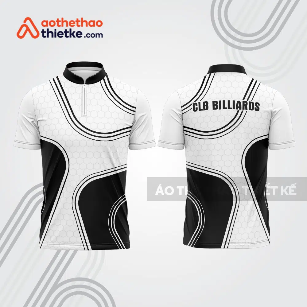 Mẫu thiết kế áo đồng phục thi đấu billiards bab724