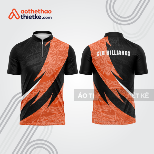 Mẫu thiết kế áo đồng phục thi đấu billiards bab726