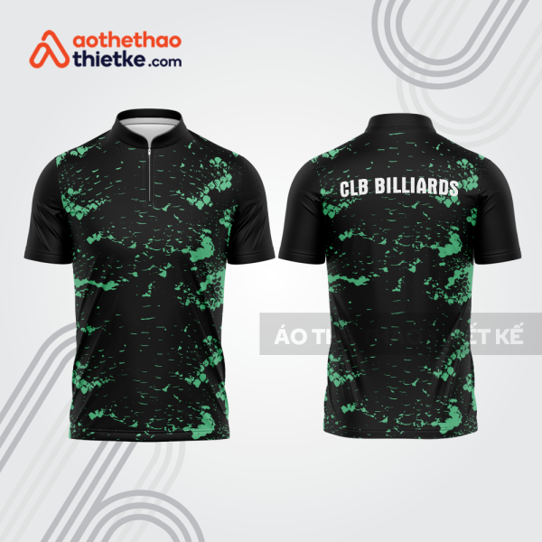 Mẫu thiết kế áo đồng phục thi đấu billiards bab728