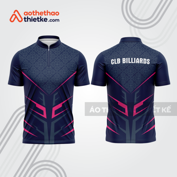 Mẫu thiết kế áo đồng phục thi đấu billiards bab733