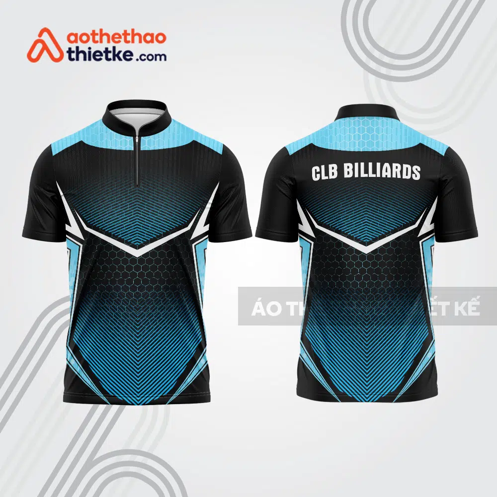 Mẫu thiết kế áo đồng phục thi đấu billiards bab735
