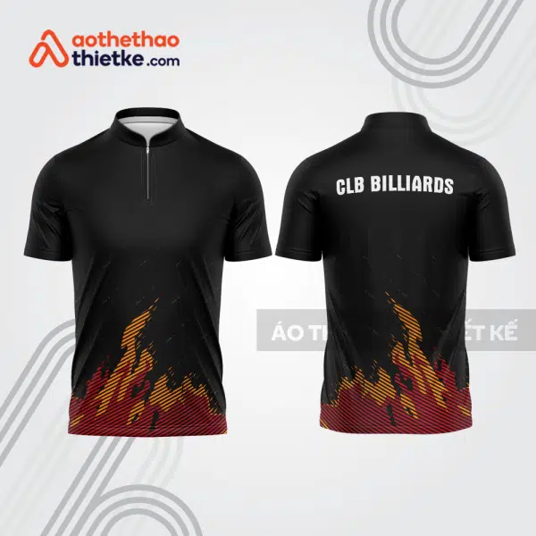 Mẫu thiết kế áo đồng phục thi đấu billiards bab737