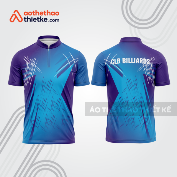 Mẫu thiết kế áo đồng phục thi đấu billiards bab749