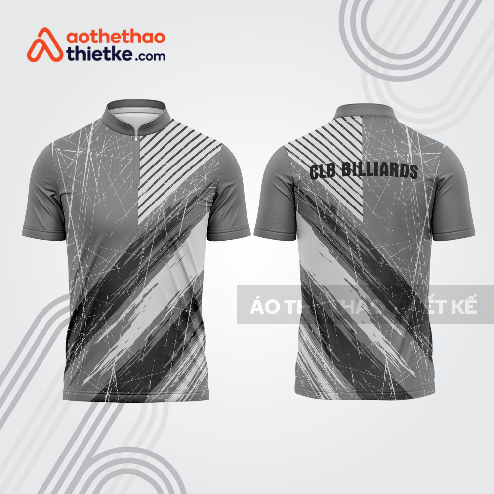 Mẫu thiết kế áo đồng phục thi đấu billiards bab751