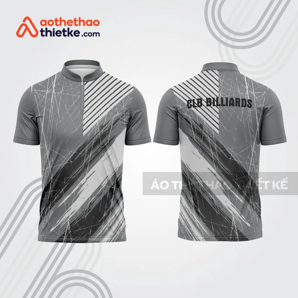 Mẫu thiết kế áo đồng phục thi đấu billiards bab751