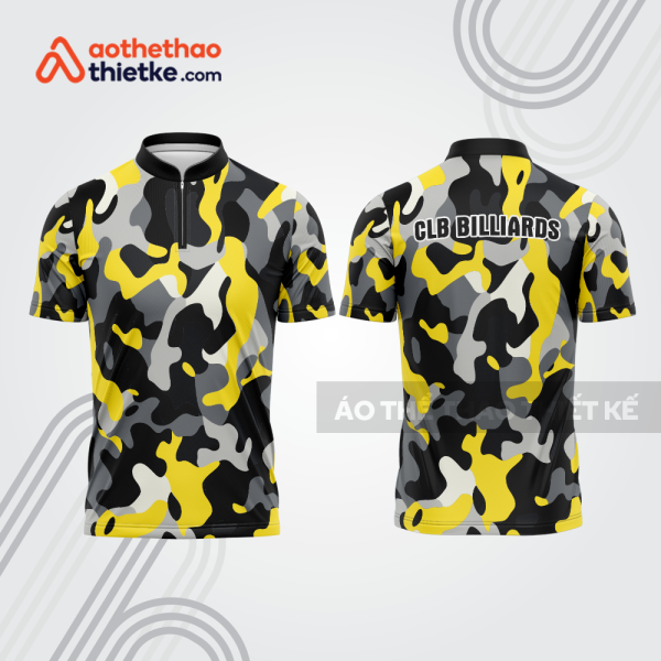Mẫu thiết kế áo đồng phục thi đấu billiards bab754