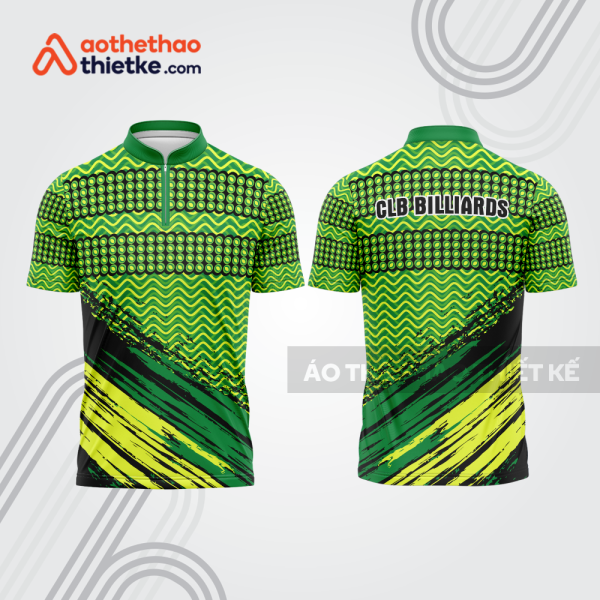 Mẫu thiết kế áo đồng phục thi đấu billiards bab755