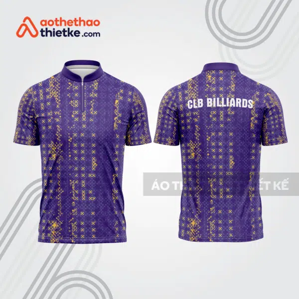 Mẫu thiết kế áo đồng phục thi đấu billiards bab758