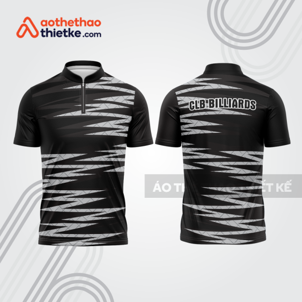 Mẫu thiết kế áo đồng phục thi đấu billiards bab760