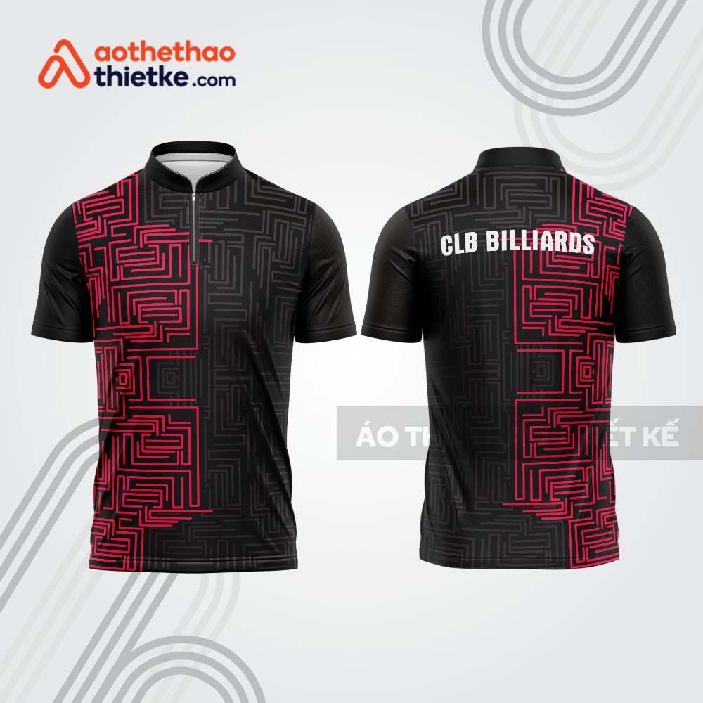 Mẫu thiết kế áo đồng phục CLB billiards bab769