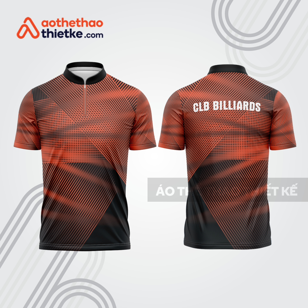 Mẫu thiết kế áo đồng phục CLB billiards bab778