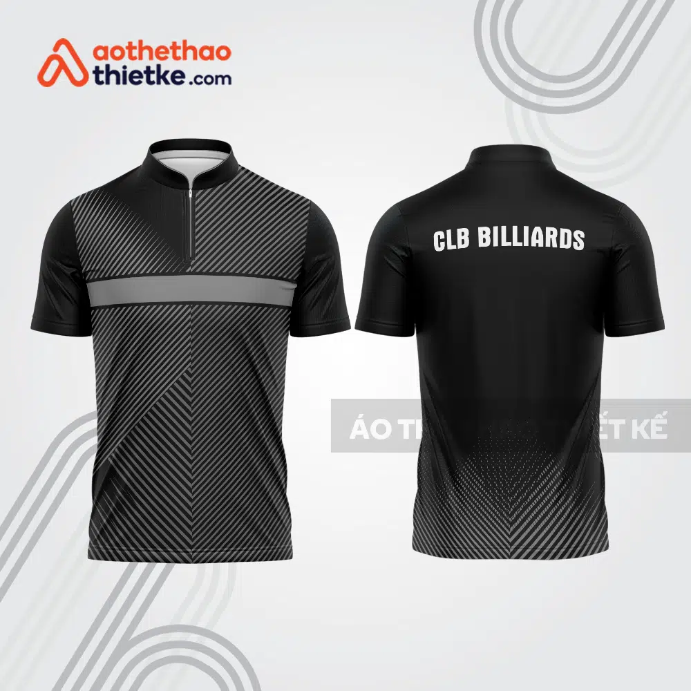 Mẫu thiết kế áo đồng phục CLB billiards bab789