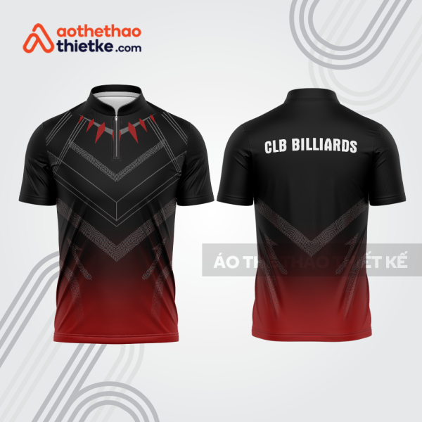 Mẫu thiết kế áo khóa kéo đồng phục CLB bida bab817