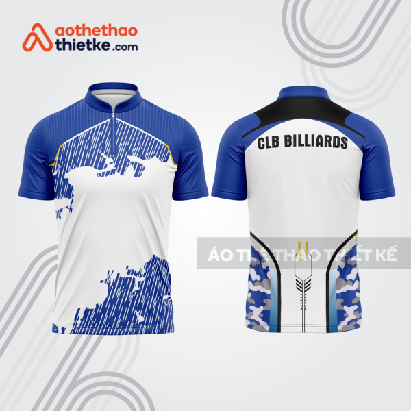 Mẫu thiết kế áo khóa kéo đồng phục CLB bida bab818