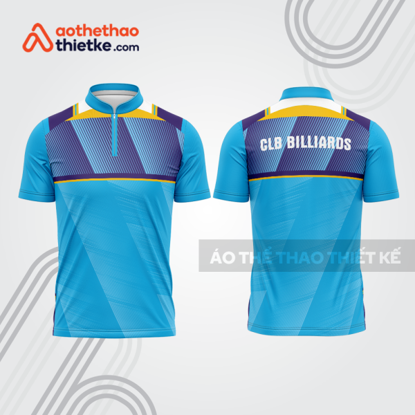 Mẫu thiết kế áo khóa kéo đồng phục CLB bida bab820