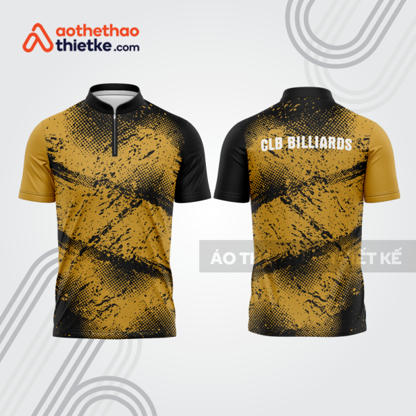 Mẫu thiết kế áo khóa kéo đồng phục CLB bida bab821