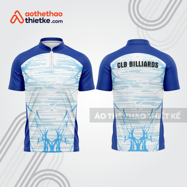 Mẫu thiết kế áo khóa kéo đồng phục CLB bida bab823