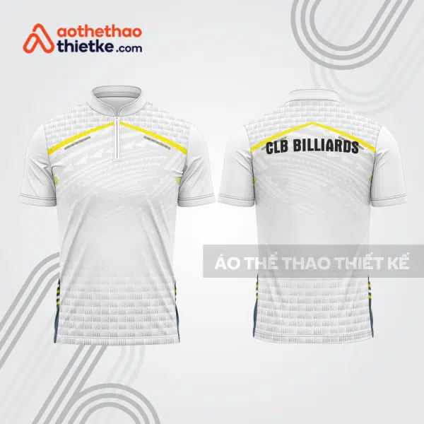 Mẫu thiết kế áo khóa kéo đồng phục CLB bida bab824