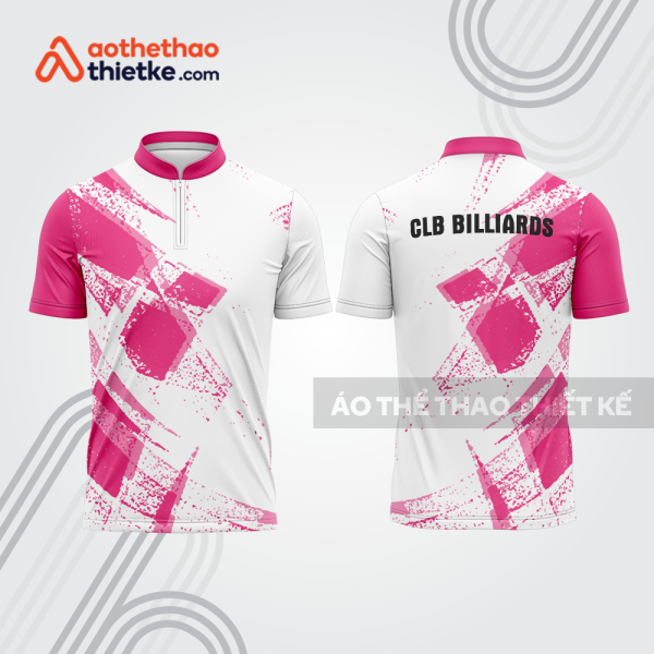 Mẫu thiết kế áo khóa kéo đồng phục CLB bida bab829