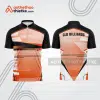 Mẫu thiết kế áo khóa kéo đồng phục CLB bida bab830