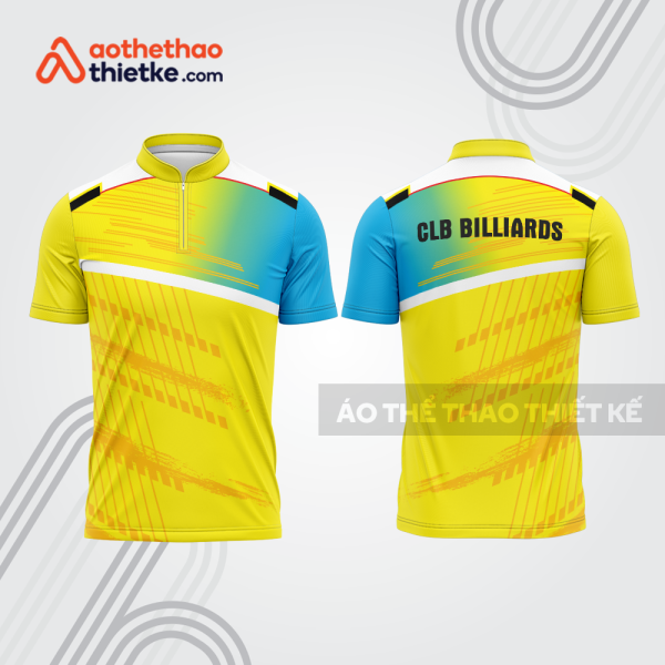 Mẫu thiết kế áo khóa kéo đồng phục CLB bida bab836