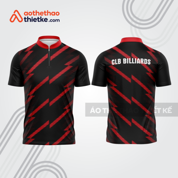 Mẫu thiết kế áo khóa kéo đồng phục CLB bida bab839