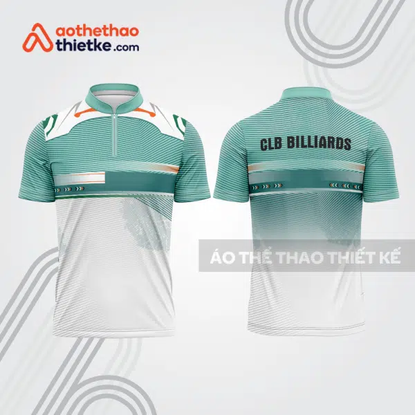 Mẫu thiết kế áo khóa kéo đồng phục CLB bida bab850