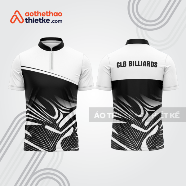 Mẫu thiết kế áo khóa kéo đồng phục CLB bida bab854