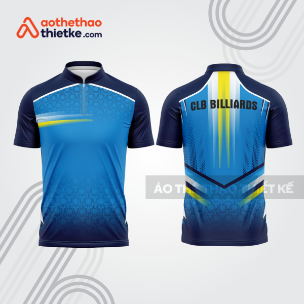 Mẫu thiết kế áo khóa kéo đồng phục CLB bida bab861